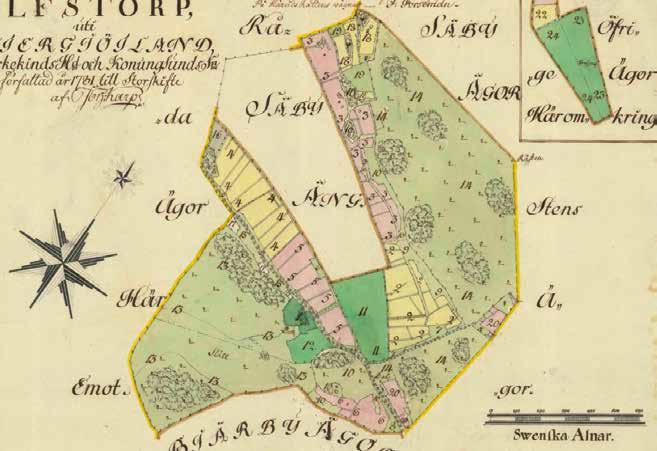 Väglämning del av gamla vägen förbi Ulfstorp mot Anneberg 9 Figur 4.