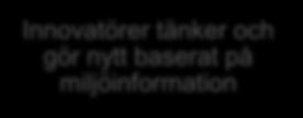 nödvändig miljöinformation i sina ordinarie verksamhetsstöd Innovatörer tänker och