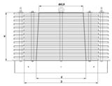 Markförlagd ventilation UVS Kombihuv Kombinerad ventilationshuv för både ute- och avluft tillverkad i sjövattenbeständig aluminium. ackerad huv går att få i valfri RA-färg.