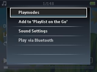 6 Spela upp och överför musik eller video med Bluetooth Du kan strömma musik eller ljudet till videofiler till andra Bluetooth -aktiverade utdataenheter, t.ex. hörlurar eller bilstereo.
