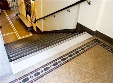 Ledstängerna rår/sticker ut 300 mm framför första och