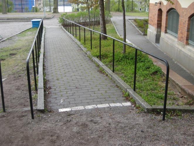 Ramp på Kungsholmens Gymnasium.