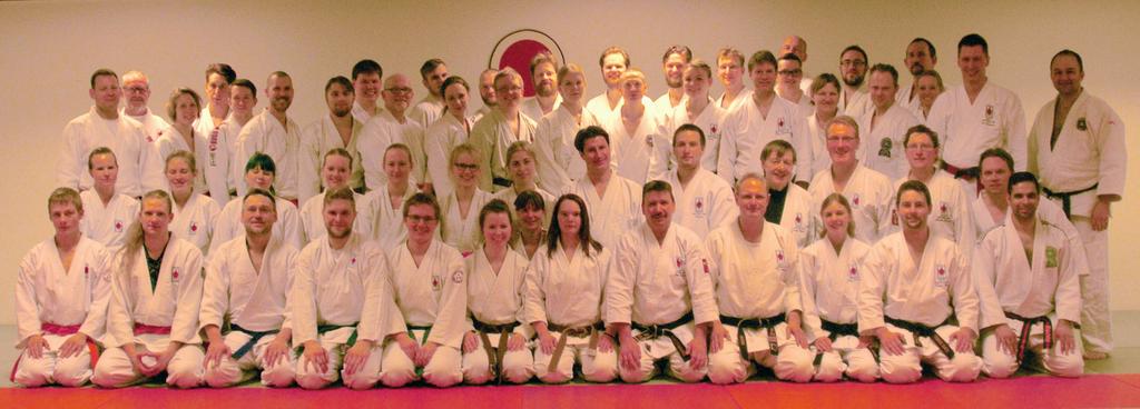 Han berättade bland annat om hur ju-jutsu tränas i Japan, och att det kan vara svårt att komma dit som västerlänning för en kortare tid och träna.