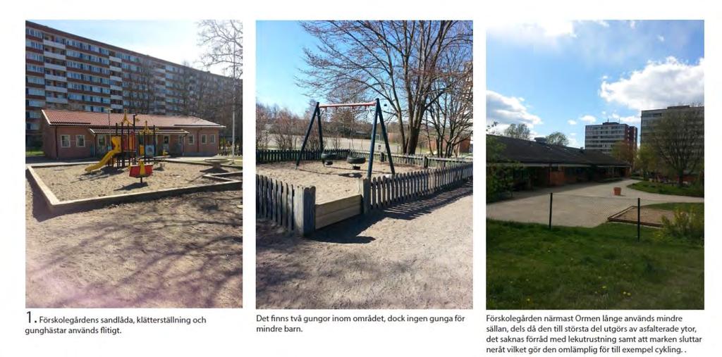 z Detta kompletterades sedan med perspektiv från barn i förskoleåldern genom Regnbågens förskola som ligger i planområdet.