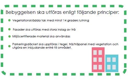 z Detaljplanens innebörd och genomförande Detaljplanen medger uppförande av bostadsbebyggelse med centrumändamål och fritidsverksamhet på bottenvåningen (beteckningen BCS 1 på plankartan) på mark som