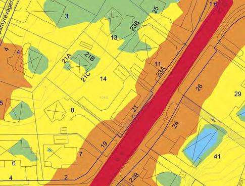 sovrum, ha högst 55 db(a) ekvivalent ljudnivå utanför minst ett fönster.