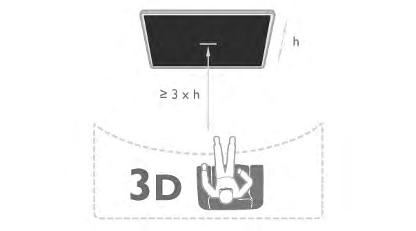 Du kan stoppa konverteringen från 2D till 3D genom att trycka på 3D, välja 2D och trycka på OK eller växla till en annan aktivitet på Hemmenyn. Konverteringen stoppas inte om du byter TV-kanal.