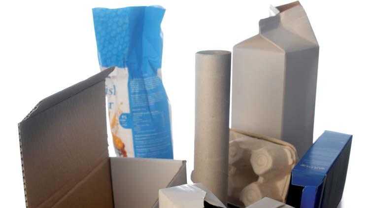 Pappersförpackningar Detta sorteras som pappersförpackningar Mjölk-, yoghurt- och juiceförpackningar Pasta- och flingpaket Sockerpåsar Pappersbärkassar Wellpapp Och andra förpackningar som till