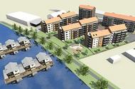 Nybyggnad av flerbostadshus i Karlstad Sjögången Swedoor (JELD-WEN Sverige AB) På land intill flottarna Byggstart april 2010 80 mkr F-btkn Masten 2 Byggmånader Totalentreprenad Tel: 036-396200