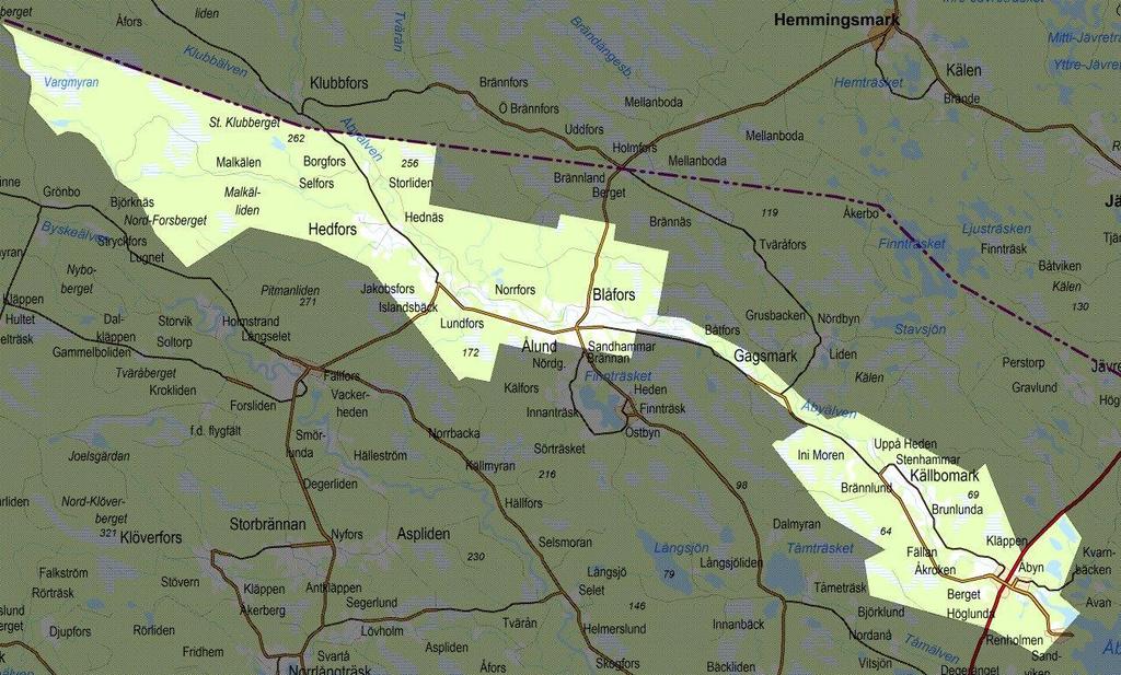 1.1 Geografisk avgränsning Geografiskt avgränsas Åbyälvens fiskevårdsområde från mynningen i Bottenviken vid Renholmen till länsgränsen mot Norrbotten strax nedströms Klubbfors inom Piteå Kommun.