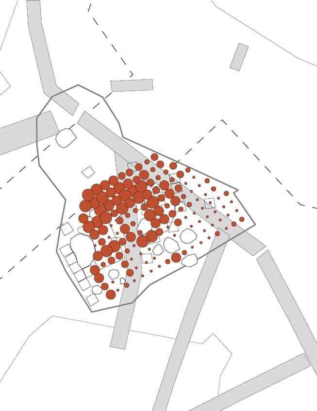 0 10 m Fig. 45. Fosfatkartering enligt a. spottest och b.