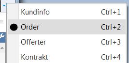 Sök rutin, med möjlighet att hitta de rutiner som innehåller ett specifikt ord eller sifferkombination, genom att exempelvis skriva ordet Kund eller 7 för samtliga rutinnummer som innehåller ordet