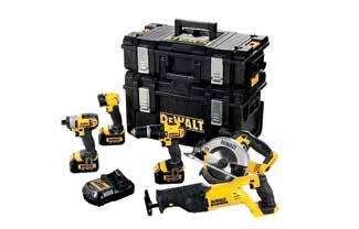 XR KOMBIPAKET Kombipaket, 18 V, XR: 4.0 Ah SDS-plus borrhammare, vinkelslip DCK271M2 Kombipaket: 18 V, XR: 4.