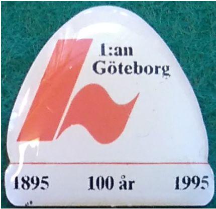 10 L 1:an Göteborg 1895-1995 100 år. (S.R.