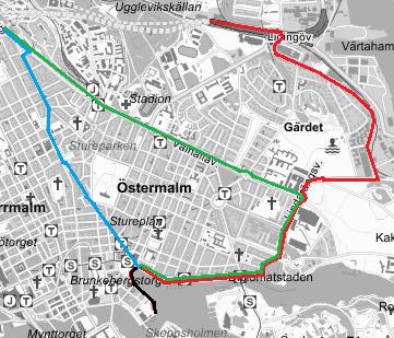 Huvuddelen av det bergmaterial som erhålls vid arbetet avses att transporteras ut genom arbetstunnlar vilkas mynningar läggs så att transporter genom bebyggelse begränsas i så stor utsträckning som