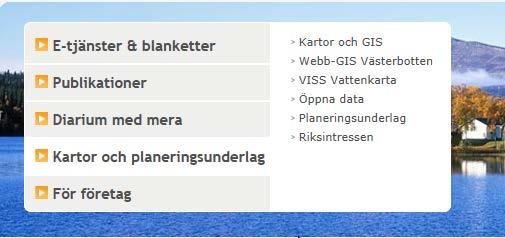Tillhandahållande av data externt - idag och i framtiden - Idag: - Via externt WebbGIS - Nationella data finns för nedladdning - Vissa lokala data finns också för nedladdning - Hittas via