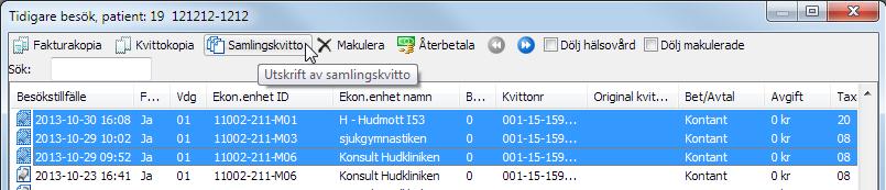 Hälso- och sjukvårdsförvaltningen 4(16) Id 34577 Kassanamn i kassarapporten Kassarapporten har utökats med uppgifterna namn på aktuell kassa och när kassan öppnades.