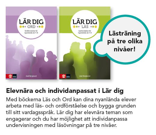 Smakprov ur Lär dig - LÄS Förlaget Natur & Kultur är en stiftelse som utan ägare kan agera självständigt och långsiktigt.