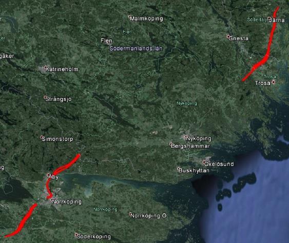 Ostlänken Laserskanning Skannades Våren 2015 Levererades vintern 2015