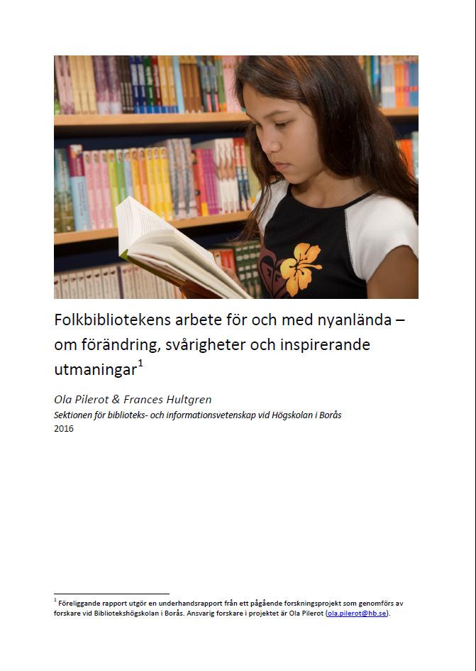 I höstas fick biblioteksmedarbetare i Uppsala och Dalarnas län en enkät om bibliotekens arbete med nyanlända personer.