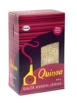 Quinoa är en källa till protein, rik på kostfiber och har lågt innehåll av mättat fett. Quinoa är enkelt att tillaga och fröna är läckert krispiga.
