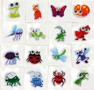 132401 Småkryp Småkryp Gold Tattoos Lyx Happy Insekts MÄSS Tattoos 255:- Pepparmint Kanel Småkryp Småkryp Frisk frukt Stickers MÄSS