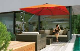Moogios parasoller är av högsta kvalitet med gedigna ställningar i aluminium och smarta vävar i akryl.