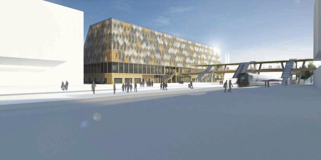 Ett attraktivt hus som bygger framgång Växjös nya stadshus blir en mötesplats där Växjöborna möts av öppenhet och service.