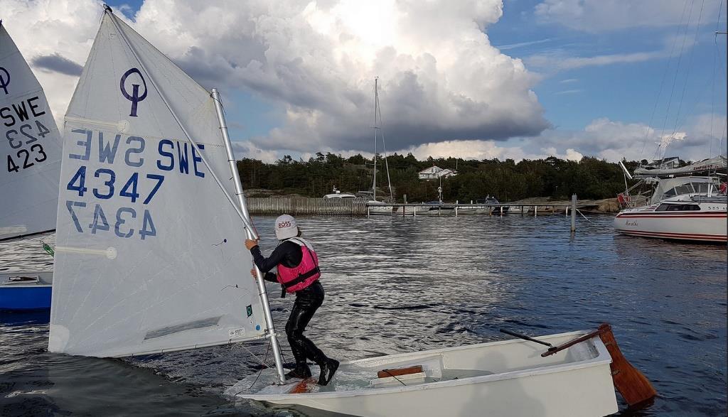 Utöver höst- och vårträning har RÖSS anordnat vinterträning för röd och blå optimist samt E-jolle. Under hösten 2016 har vi också fortsatt med vinterträningen för gröna optimister.