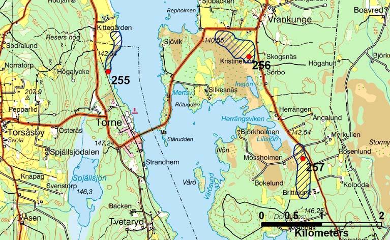257. Lillsjön-Herrängsviken, Åsnen, Alvesta kommun Löpnummer 07-764-257 Koordinater Ö=478651 N=6282777 VattenförekomstID SE626889-143552 Årtal saknas: Översvämning längs sjöstrand orsakad
