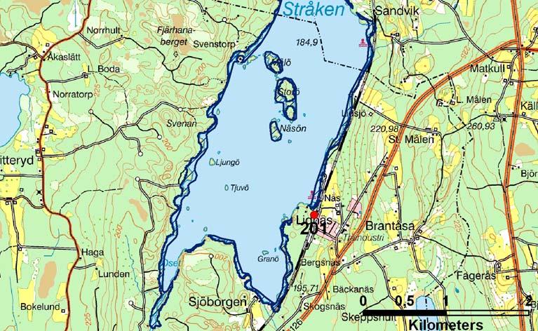 201. Lidnäs, Alvesta kommun Löpnummer 07-764-201 Koordinater Ö=475775 N=6325374 VattenförekomstID SE632688-142513 2004-07-10: Räddningstjänst och hemvärnsenhet var på plats för insats.
