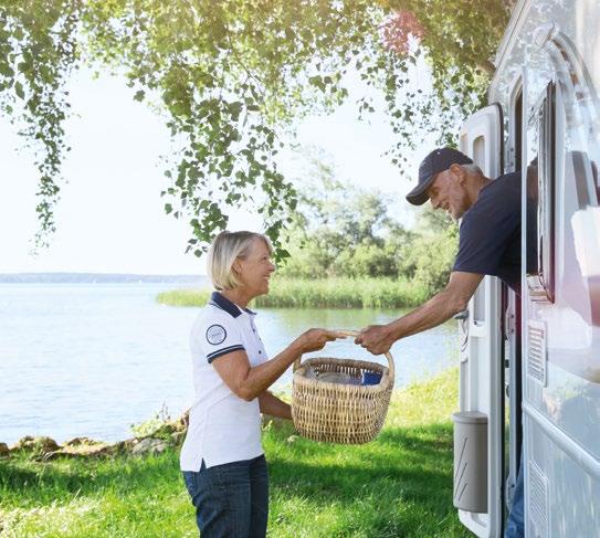 Manövrera enkelt och anländ tryggt Aldrig tidigare har väl campingsemestern fått en sådan snabb start!