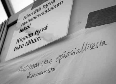 ystävällisinä ja avoimina.