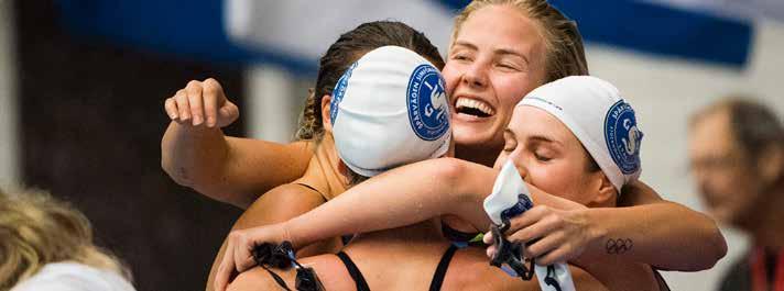 54 Verksamhetsberättelse 2016 simning 50 m bana norrköping Damer Tid Herrar Tid Frisim 50 m Sarah Sjöström, Södertörns SS 24,20 Christoffer Carlsen, Helsingborgs S 22,66 100 m Michelle Coleman,