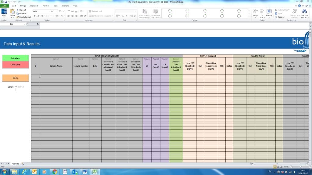 Fig 2. Bio-met inmatningsark för version 3.