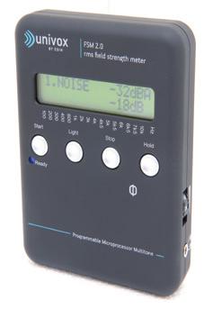 Mät- och kontrollinstrumen Univox FSM 2.0, fältstyrkemätare Art nr 401040 Instrument för professionell mätning och kontroll av hörslingor enligt IEC 60118-4.