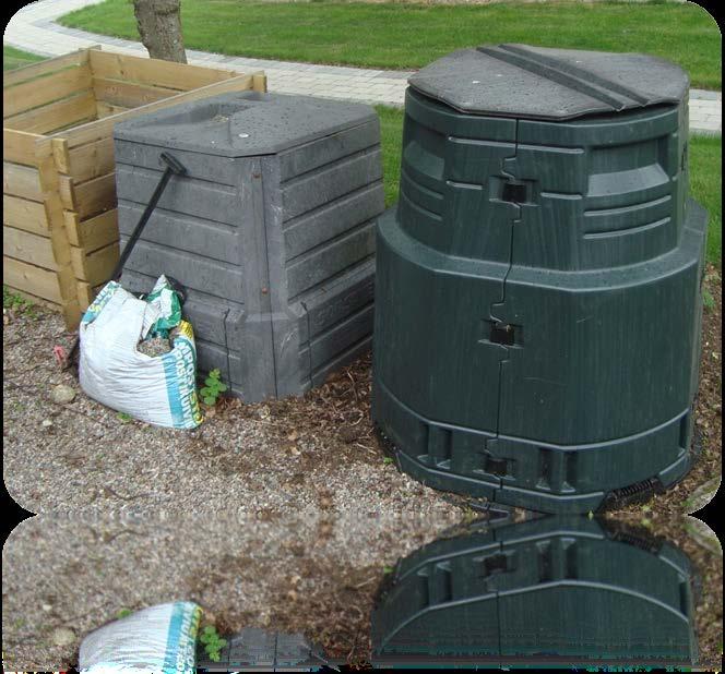 and ammonia from home-composts - influence of temperature, feeding and