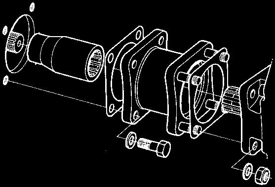 Tekniska data VP1 pump - Variabelt deplacement LS-ventilblock-045/-075 LS-anslutning (BSP1/4") A Dränerport för regulator (BSP1/4") Signaltrycksbegränsning (1 varv = 55 bar) O-ring (x6) Dämpstrypning