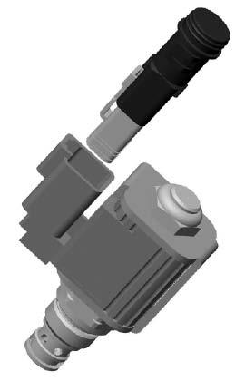 ny kontakt komplett 12V 3785948 Mutter för cartridgeventil 3787488 Kontaktsats Magnet Kontaktsats Mutter Cartridgeventil komplett Kom ihåg att smörja in cartridgeventilens tätning före monteringen i