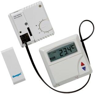 Kommunikation möjlig med Swegons system WISE och med externa övervakningssystem via Modbus.