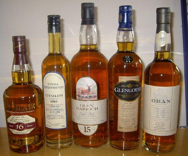 Nedlagda destillerier Brora, Glen Albyn, Glen Esk och Millburn är exempel på, sedan tidigt 80-tal, nedlagda Highland-destillerier där det fortfarande finns enstaka buteljeringar kvar ute på marknaden