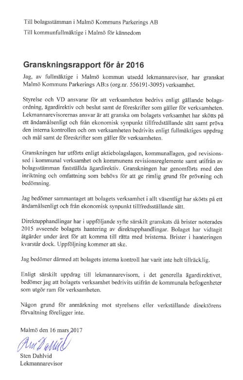 Malmö Kommuns Parkerings AB