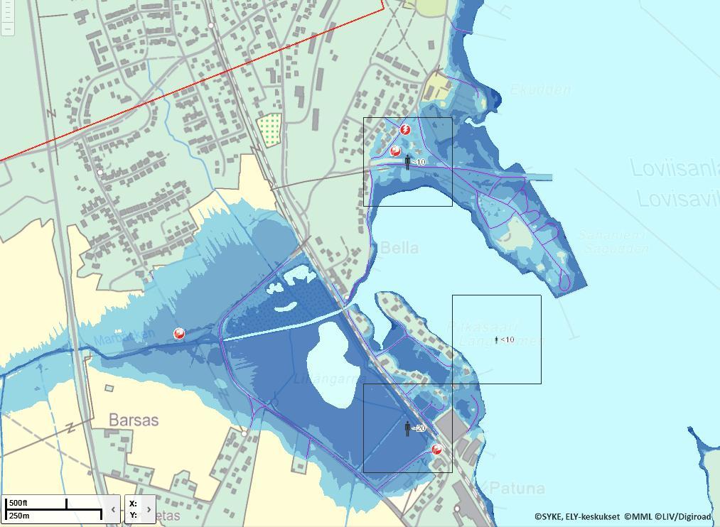 7.2.4 Bella Det regionala översvämningsobjektet Bella ligger cirka 2 km från Lovisa centrum söderut på Lovisavikens västra strand.