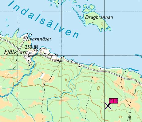 Spåmansloken (18) 2 fällor, F11 12, 2013-05-18, tömning 2013-06-21 och 2013-07-18. Geografiskt läge Området ligger knappt 1,4 mil sydost om Lit, Östersunds kommun.