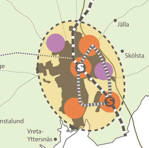 Modeller visar att ett stationsläge förbättrar tillgängligheten till Stockholm, och samtidigt avlastar Uppsala C.