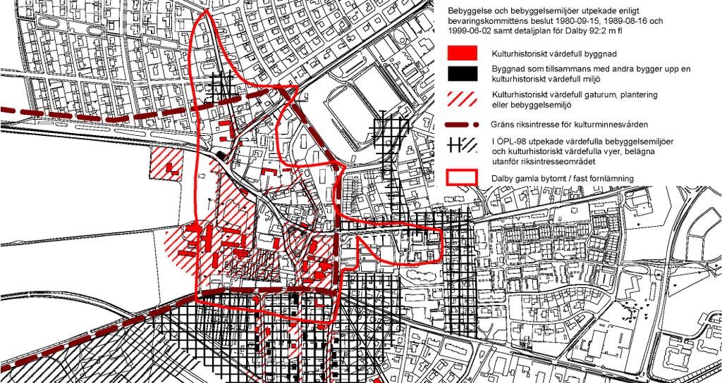 Utpekade naturvårdsintressen enligt kommun och Länsstyrelse Naturvårdsplan/-programmen sammanfaller i stort avseende vad gäller bedömningen av värdefulla områden.