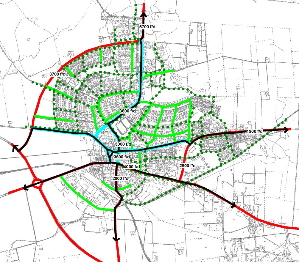 Enligt utredningen Trafikräkningar & trafikolyckor 2000 utarbetad av Tekniska Förvaltningen - Gatukontoret har trafikmängderna ökat något jämfört med 1999.
