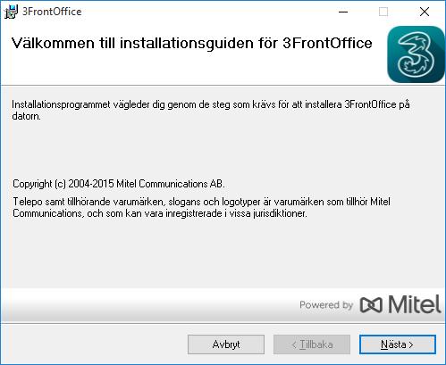 5 Klicka på någon av länkarna Ladda ner FrontOffice for Desktop beroende på vilket operativsystem du använder.