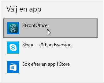 i Softphone Windows 8 och Windows 0 I de senaste Windows-versionerna gör du inställningarna