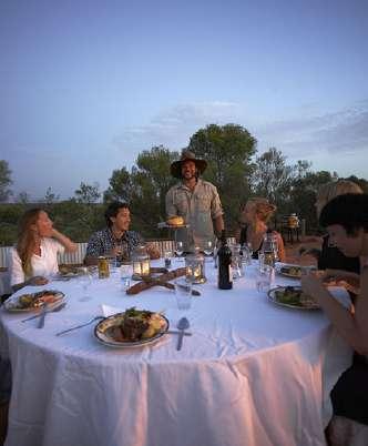 Maten är från det moderna australiska köket och vinerna är förstås även de från Australien.